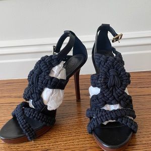 TORY BURCH FLUER HIGH HEEL SANDAL SIZE 8